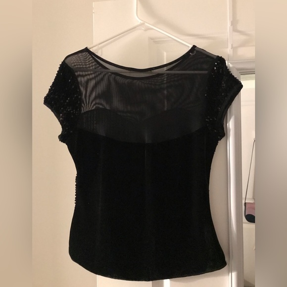 Sequin black top - Picture 2 of 3